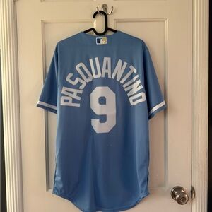 Official Nike Royals Light Blue Baseball Jersey - Pasquantino, size Men’s Small